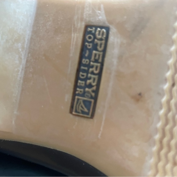 Sperry Womens Brown Leather & Rubber STS91176 Waterproof Duck Boots 7M - Picture 11 of 13